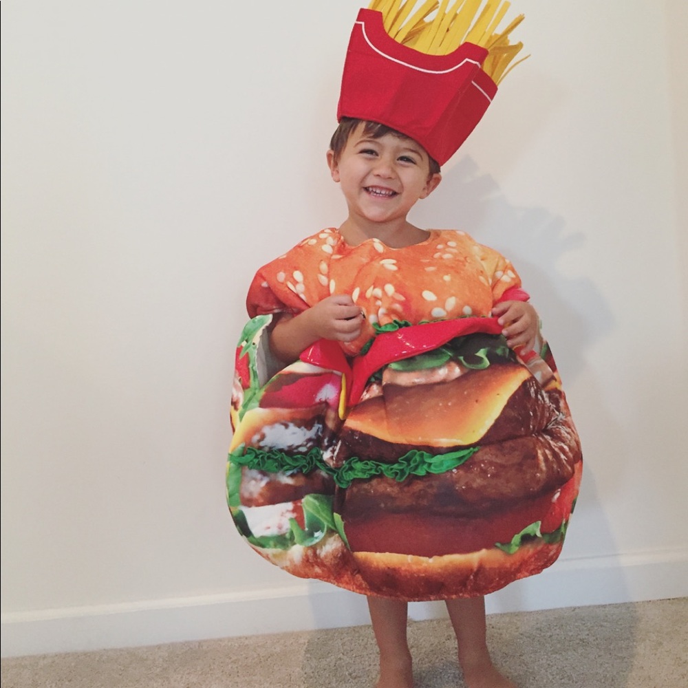 Hamburger 🍔 kids costume